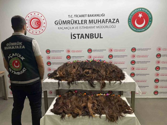 Sabiha Gökçen Havalimanı’nda 68 Kilo İnsan Saçı Ele Geçirildi