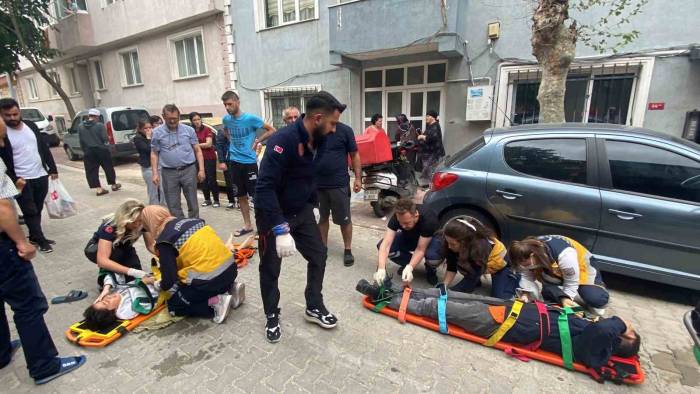 2 Kişinin Yaralandığı Kazada Tansiyon Yükseldi