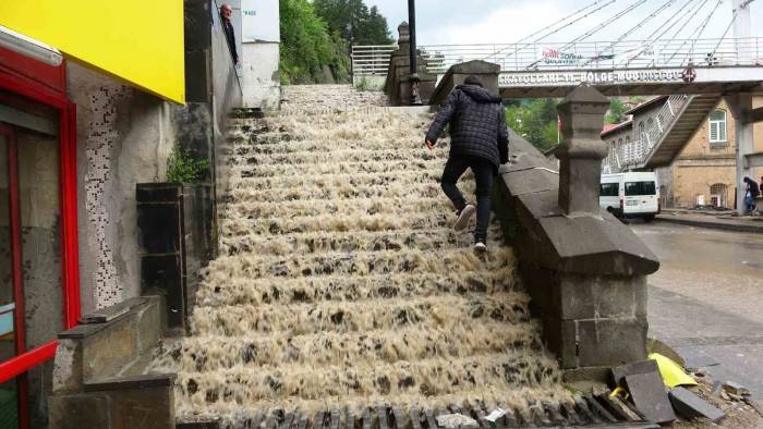 Bitlis’te Sağanak Sele Neden Oldu