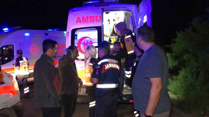 Köpeğe Çarpan Kamyonet Şarampole Uçtu: 4 Yaralı