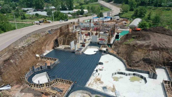 Başiskele Termal Tesisi Yükseliyor