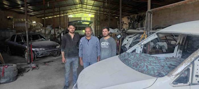 Depremde Hasar Gören Araçlar Yeniden Ekonomiye Kazandırılıyor