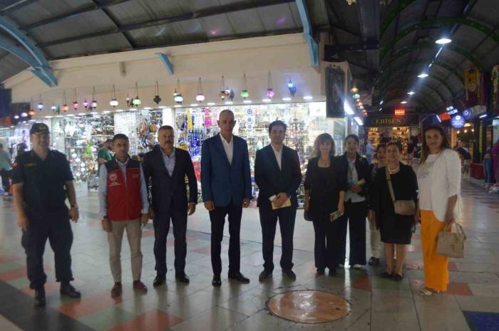 Kaymakam Aksoy Kapalı Çarşı Esnafını Tütüne Karşı Uyardı