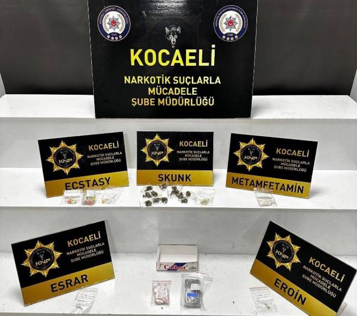 Kocaeli’de Uyuşturucu Ve Sahte Alkol Operasyonu