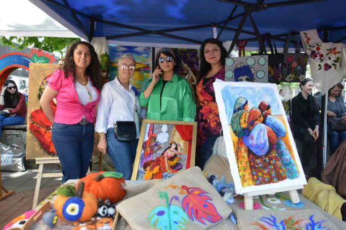 Ordu’da Hayat Boyu Öğrenilen El Emeği Ürünler Sergilendi