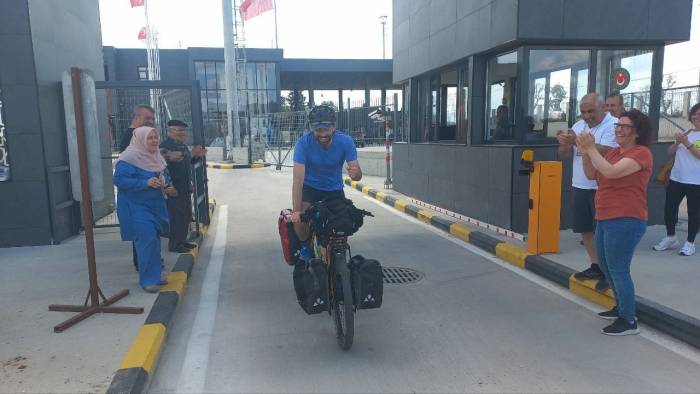 Almanya’dan Edirne’ye Bisikletiyle 33 Günde Geldi