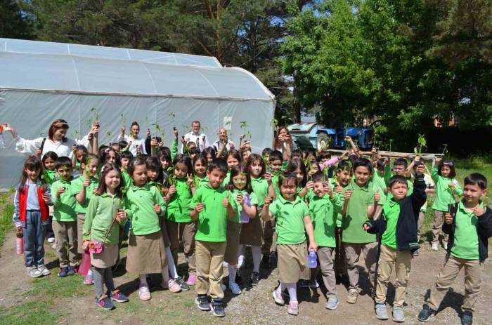 Minik Eller Fidanları Toprakla Buluşturdu