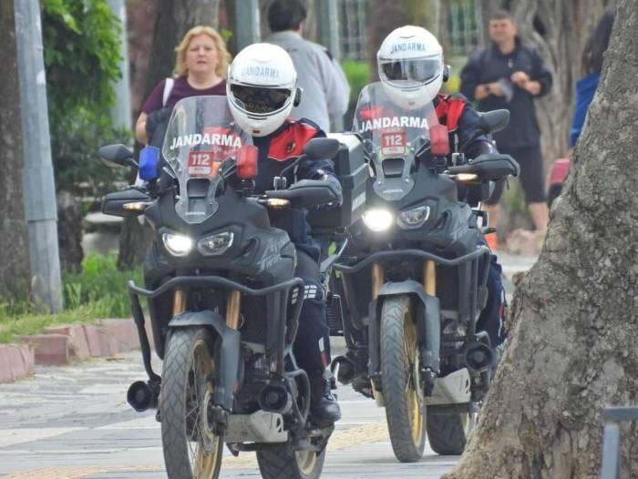 Motosikletli Jandarma Timleri Kapıdağ’da Görev Başında