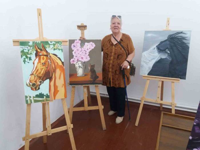 Burhaniye’de Resim Sergisi İlgi Gördü