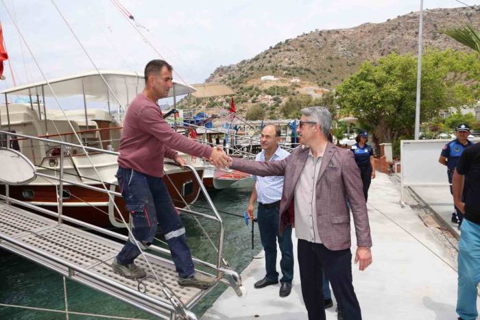 Başkan Oktay, Selimiye Ve Bozburun’da İncelemelerde Bulundu