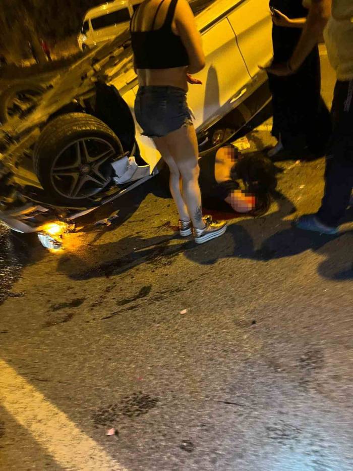 Alkollü Sürücünün Kullandığı Otomobil Takla Attı: 3 Yaralı
