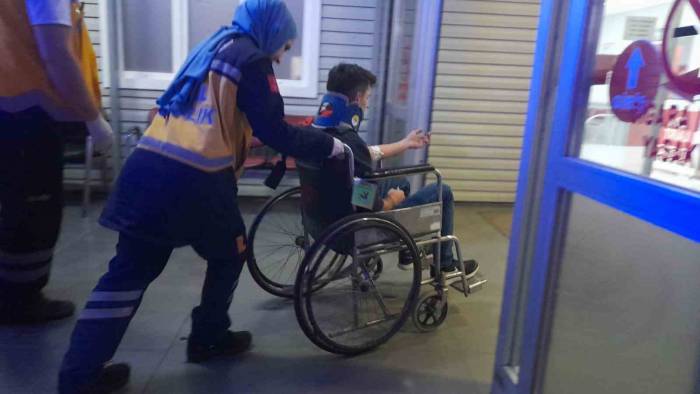 Motosikletiyle Kaza Yaptı: 1 Yaralı