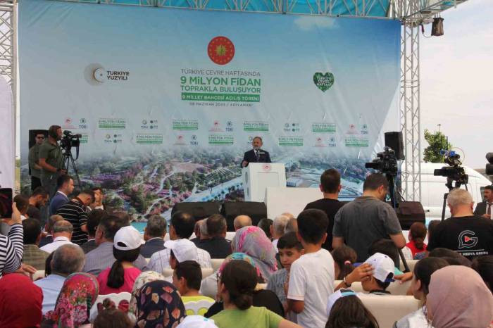 Bakan Özhaseki, 9 Millet Bahçesi’nin Açılışında Konuştu