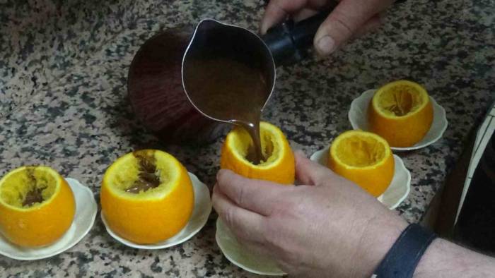 Damak Çatlatan Lezzet; Portakalda Kahve