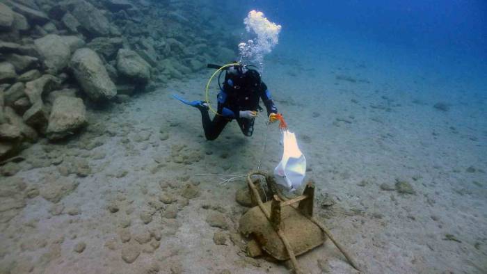 Datça’da Su Altı Temizliği