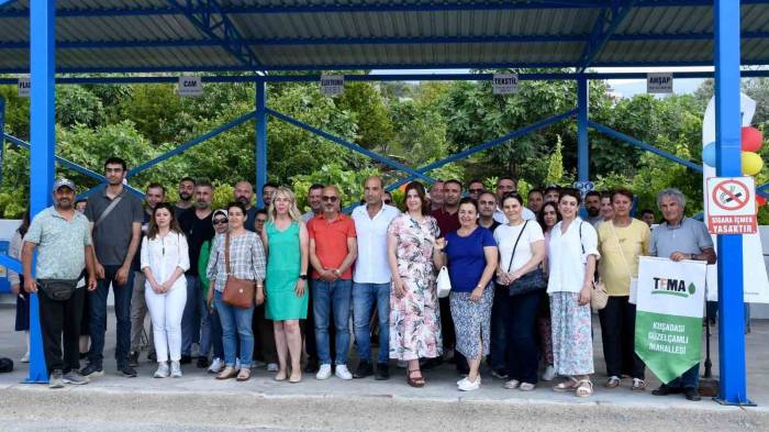 Kuşadası Davutlar Atık Getirme Merkezi Hizmete Açıldı