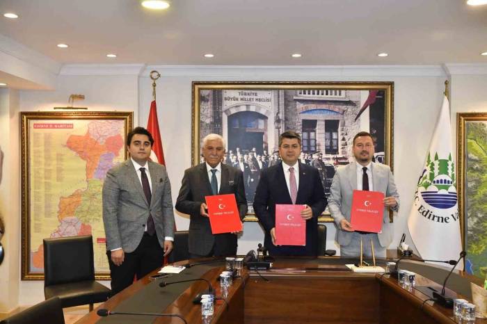 Trakya’nın En Büyük Canlı Hayvan Pazarı İçin Protokol İmzalandı