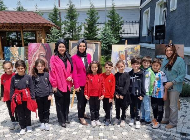 Tavşanlı’da Yağlı Boya Resim Kursu Sergisi