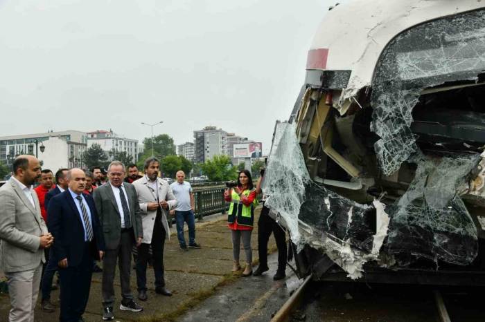 Samsun’daki Tramvay Kazası