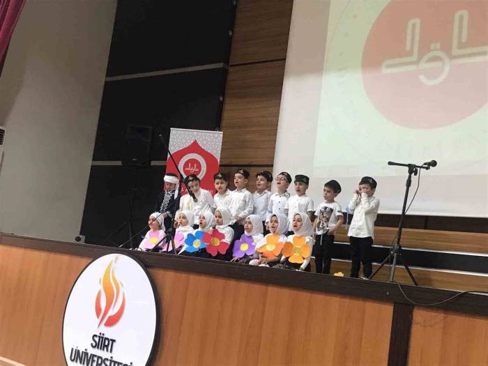 Siirt’te 250 Çocuk Kur’an Kurslarında Eğitimlerini Tamamladı