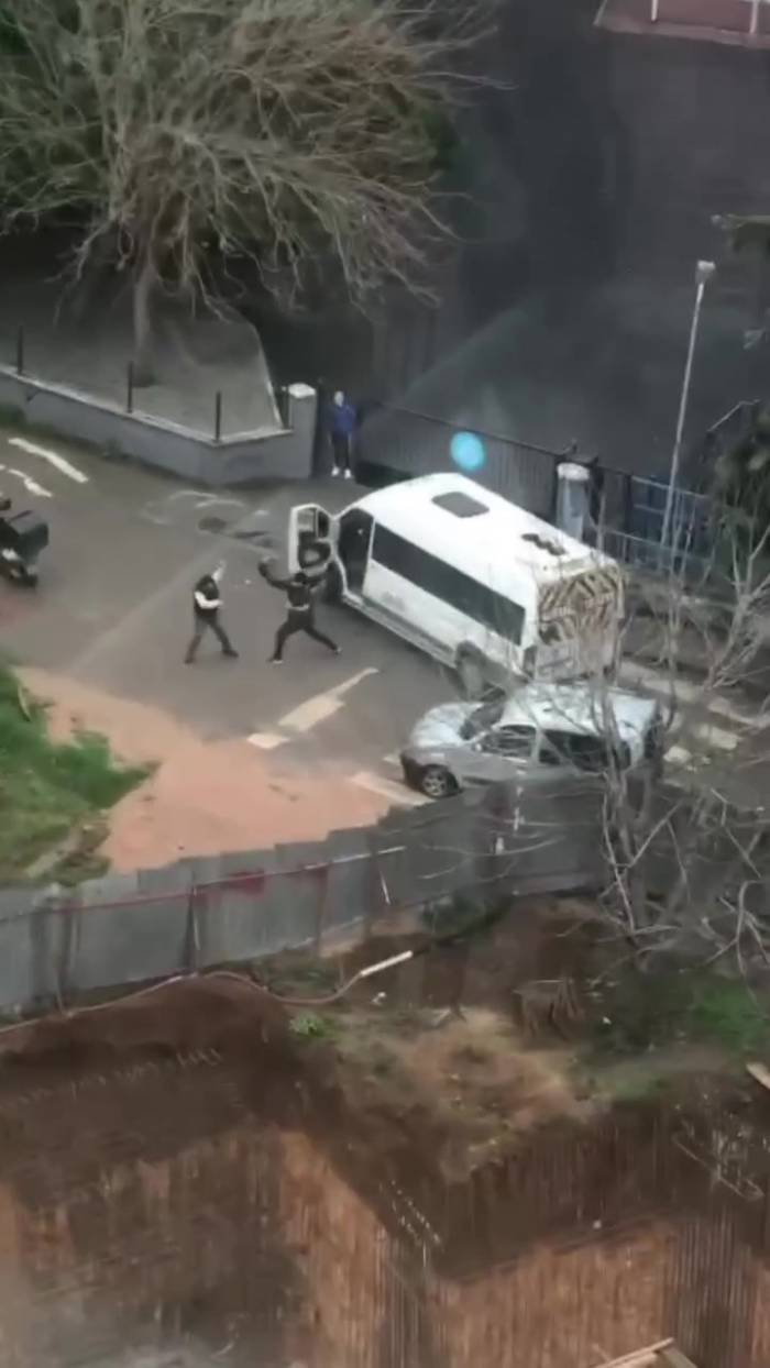 Tuzla’da Tornavidalı Ve Kasklı Kavga Kamerada