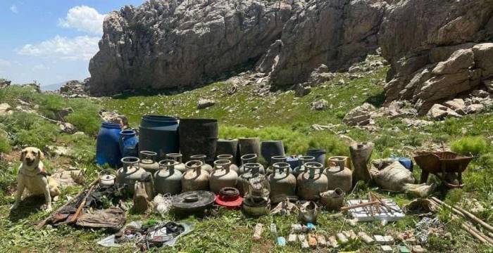 Van’da Terör Örgütüne Ait Çok Sayıda Mühimmat Ele Geçirildi