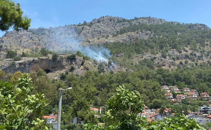 Fethiye’de Orman Yangını Büyümeden Söndürüldü