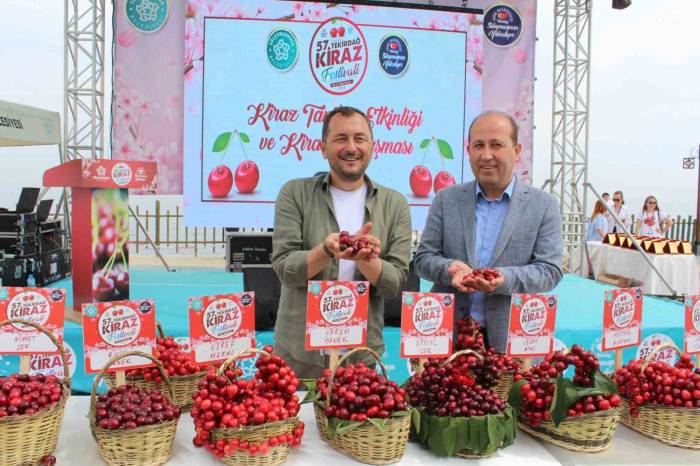 Tekirdağ’da Kirazlar Yarıştı
