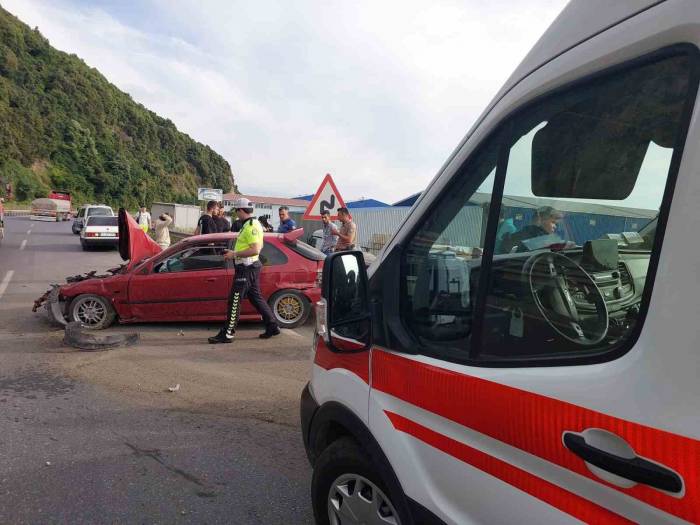 Zonguldak’ta Trafik Kazası: 1 Yaralı