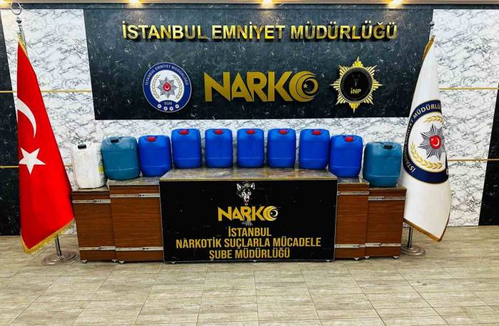 İstanbul’da Uyuşturucu Operasyonu: 530 Kilo Metamfetamin Ele Geçirildi