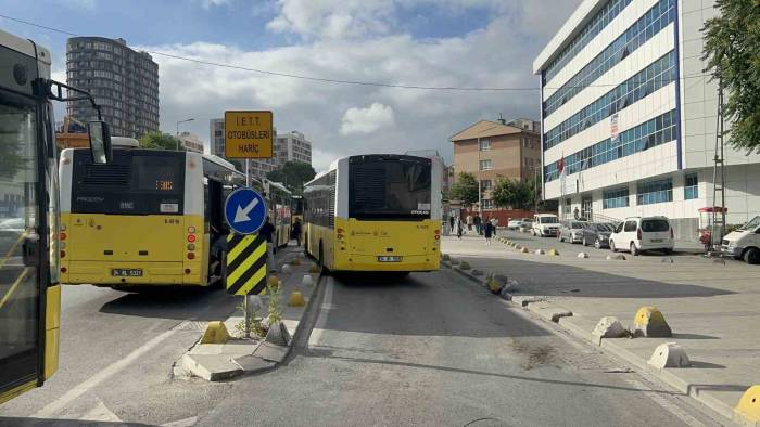 İett Otobüsler İçin Ayrılan Yolda Kaza Yaptı: 1 Yaralı
