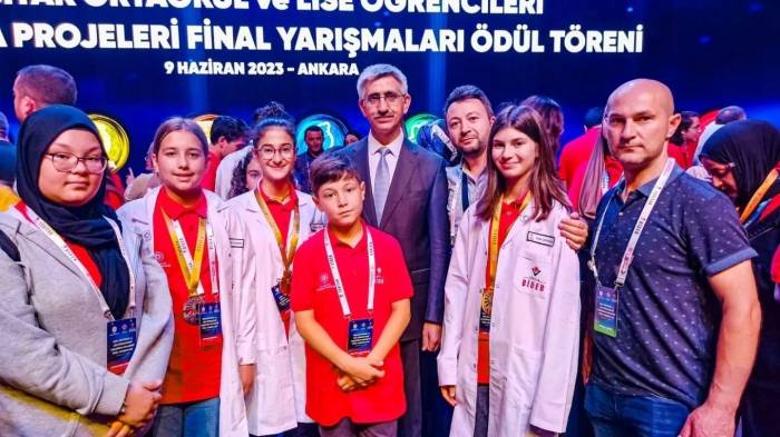 Mustafakemalpaşa Kız Anadolu İmam Hatip Ortaokulu Türkiye Birincisi Oldu