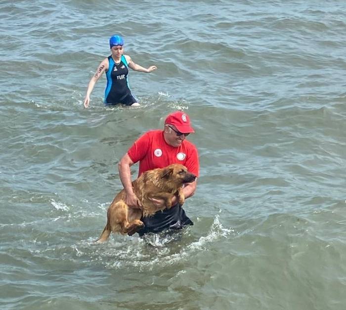 Ordu’daki Triatlon Yarışlarında İlginç Olay