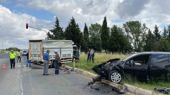 Çorlu’da Trafik Kazası: 4 Yaralı