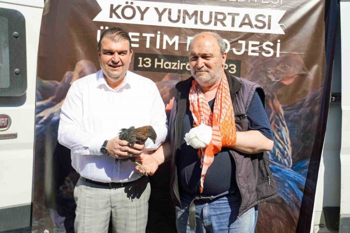 Seferihisar Belediyesinden 400 Çiftçiye 4 Bin Tavuk