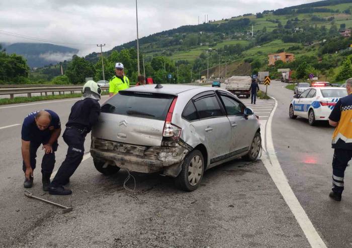 Samsun’da Trafik Kazası: 4 Yaralı