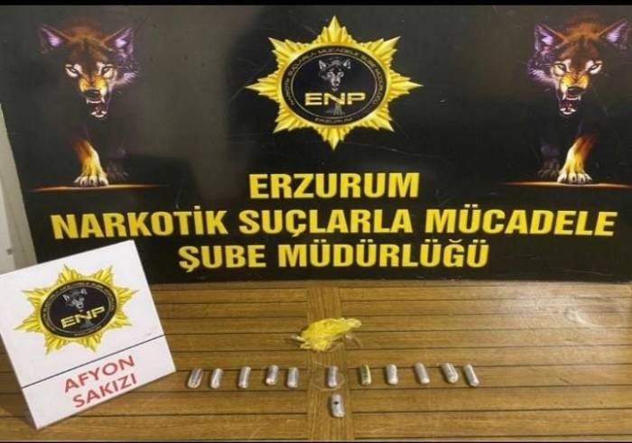 Erzurum’da Yabancı Uyruklu Kadın 716 Gram Uyuşturucuyla Yakalandı