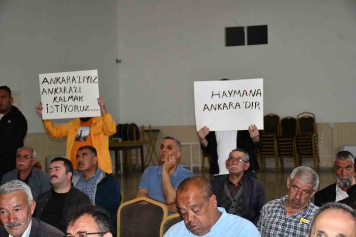 Haymanalılardan İl Olma Tepkisi
