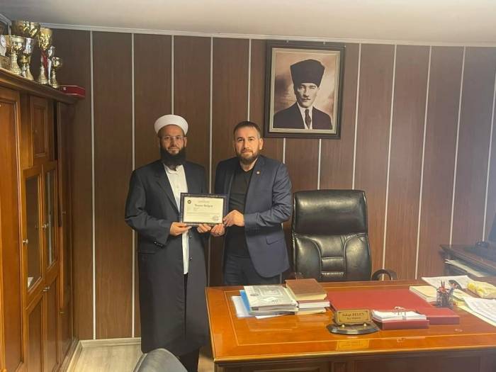 Deprem Bölgesinde Görev Yapan Din Görevlilerine ’başarı Belgesi’