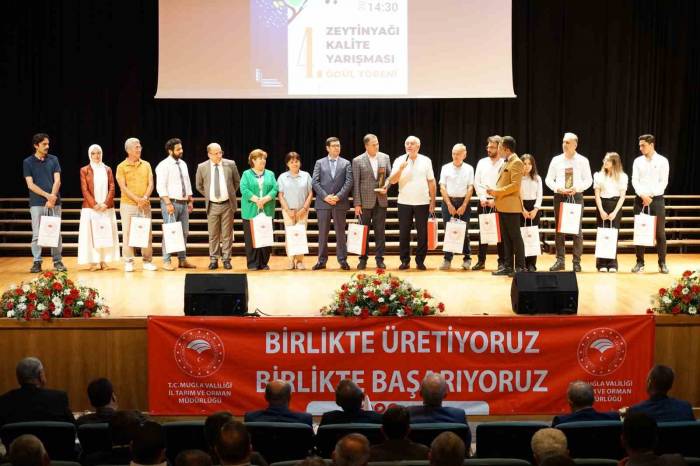 Muğla’nın En Kaliteli Zeytinyağlarına Ödülleri Verildi