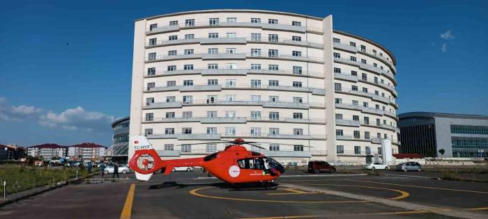 Ambulans Helikopter Yeni Doğan Bebek İçin Havalandı