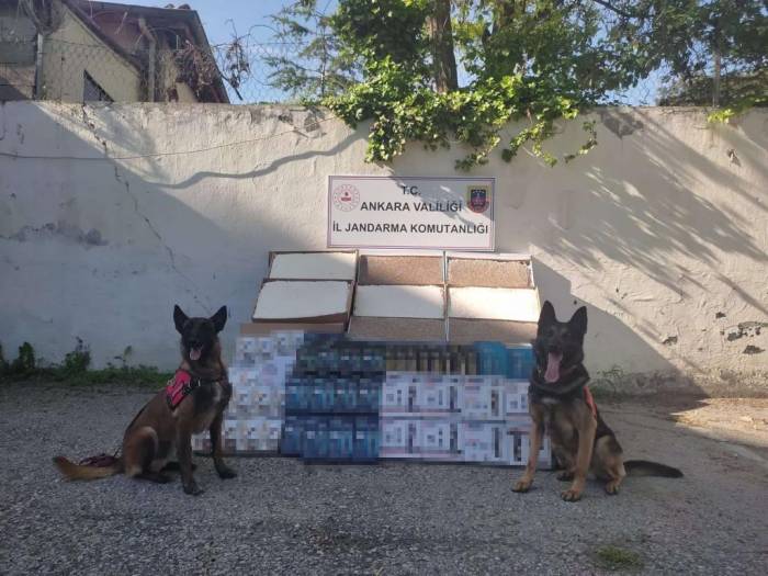 Ankara İl Jandarma Komutanlığı 825 Bin Liralık Kaçak Ürün Ele Geçirdi