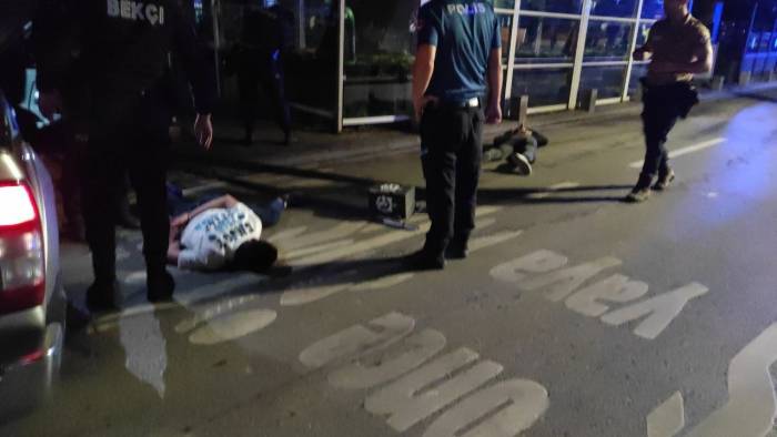 Aksiyon Filmlerini Aratmayan Gece: Kavga Ve Kaçan Aracın Kovalanma Anları Kamerada