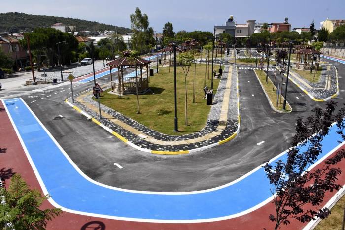 Kuşadalı Minikler Trafik Eğitim Parkı’na Kavuşuyor