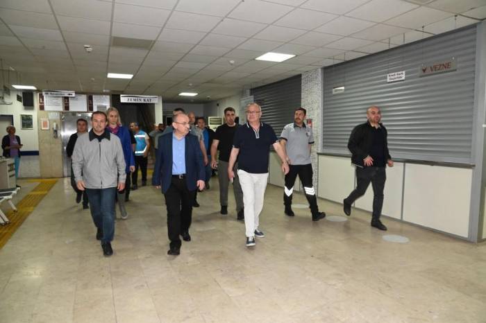 Başkan Ergün’den Sabah Saatlerine Kadar Sel Bölgesinde İnceleme