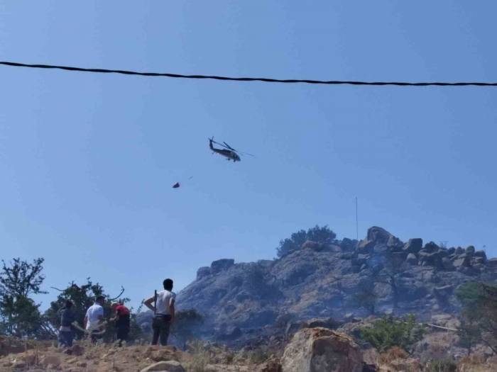 Bodrum’da Otluk Ve Makilik Yangını