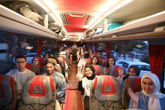 Melikgazi Yeşilaycı Gençleri Çanakkale’ye Uğurladı