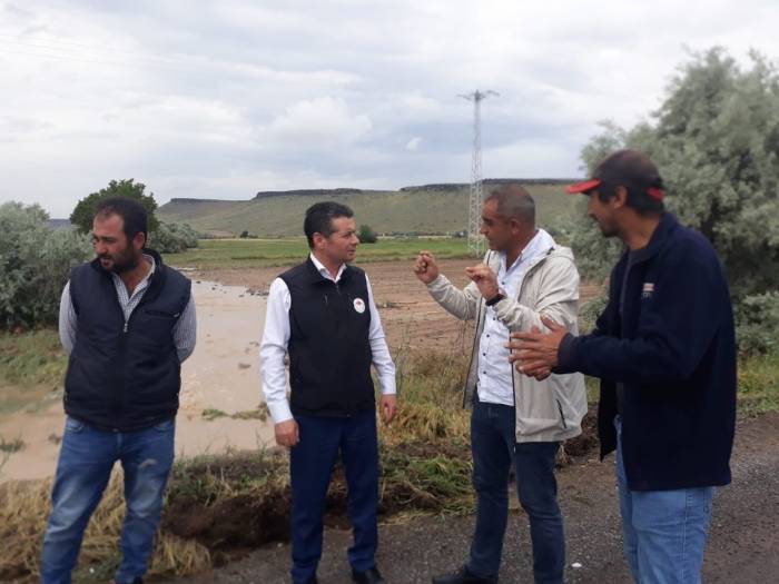 Nevşehir’de Tarım Arazilerinde Hasar Tespit Çalışmaları Başladı