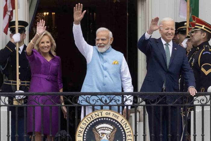 Biden, Modi’yi Beyaz Saray’da Ağırladı