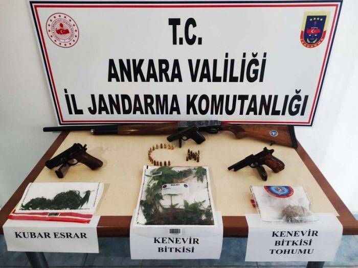 Başkentte Çok Sayıda Çeşitli Uyuşturucu Madde Ele Geçirildi
